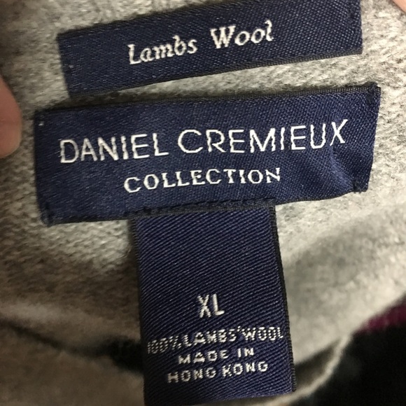 Daniel Cremieux Oversized Men's Lambs Wool Sweater - Picture 3 of 3